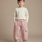 Pantalon À Pince Rose Côtelé Ample Enfant - Cordé