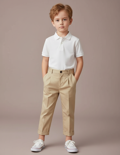 Pantalon À Pince Coupe Italienne