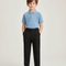 Pantalon À Pince Noir Droit Formel Enfant - Polyester