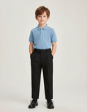 Pantalon À Pince Noir Droit Formel Enfant - Polyester