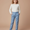 Pantalon À Pince Bleu Carreaux Plaid Enfant - Gabardine