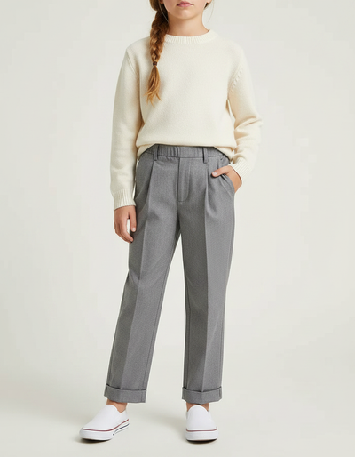 Pantalon À Pince Fille Costume