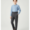 Pantalon À Pince Gris Foncé Élégant Slim Enfant - Gabardine