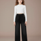 Pantalon À Pince Noir Ample Denim Enfant Décontracté - Jean