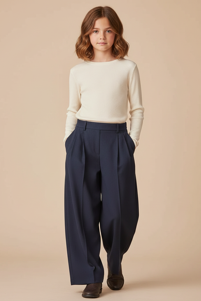 Pantalon À Pince 2fe0 - Marine Gabardine
