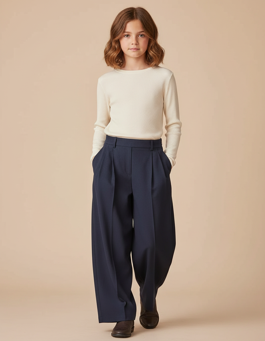 Pantalon À Pince 2fe0 - Marine Gabardine