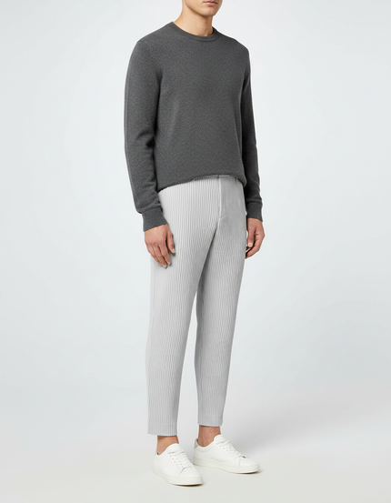 Pantalon À Pince 4ed4 - Gris Cordé
