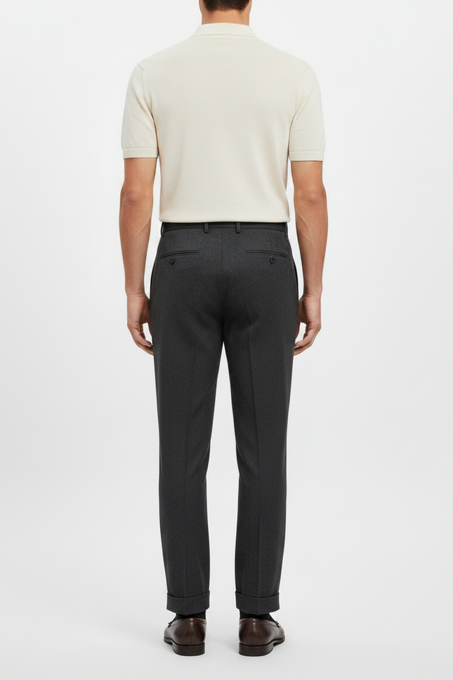 Pantalon À Pince 4f15 - Gris Laine - vue 2