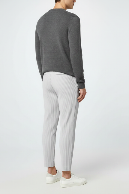 Pantalon À Pince 4ed4 - Gris Cordé - vue 2