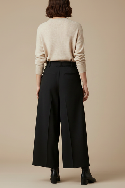 Pantalon À Pince 80db - Noir Polyester - vue 2