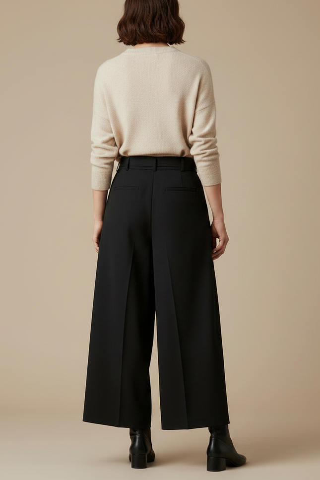 Pantalon À Pince 80db - Noir Polyester - vue 2