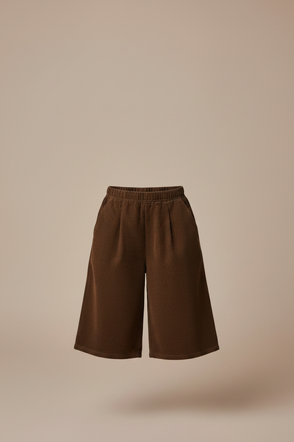 Pantalon À Pince 96f6 - Marron Cordé - vue 3