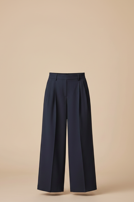Pantalon À Pince 2fe0 - Marine Gabardine - vue 3