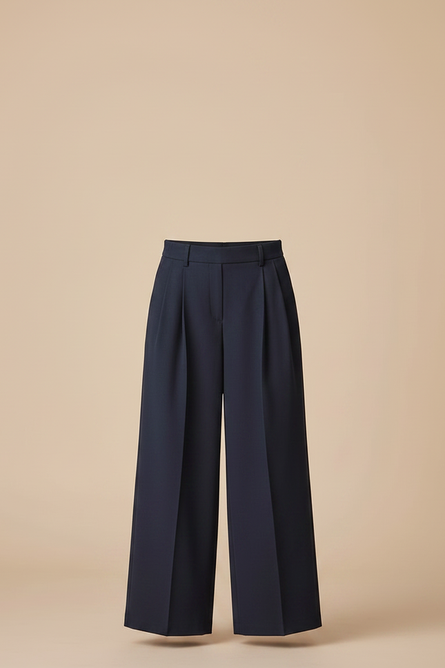 Pantalon À Pince 2fe0 - Marine Gabardine - vue 3