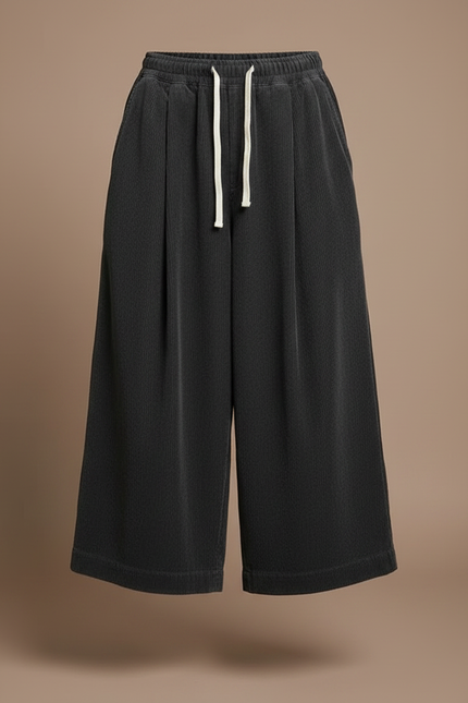 Pantalon À Pince 65b3 - Gris Cordé - vue 3