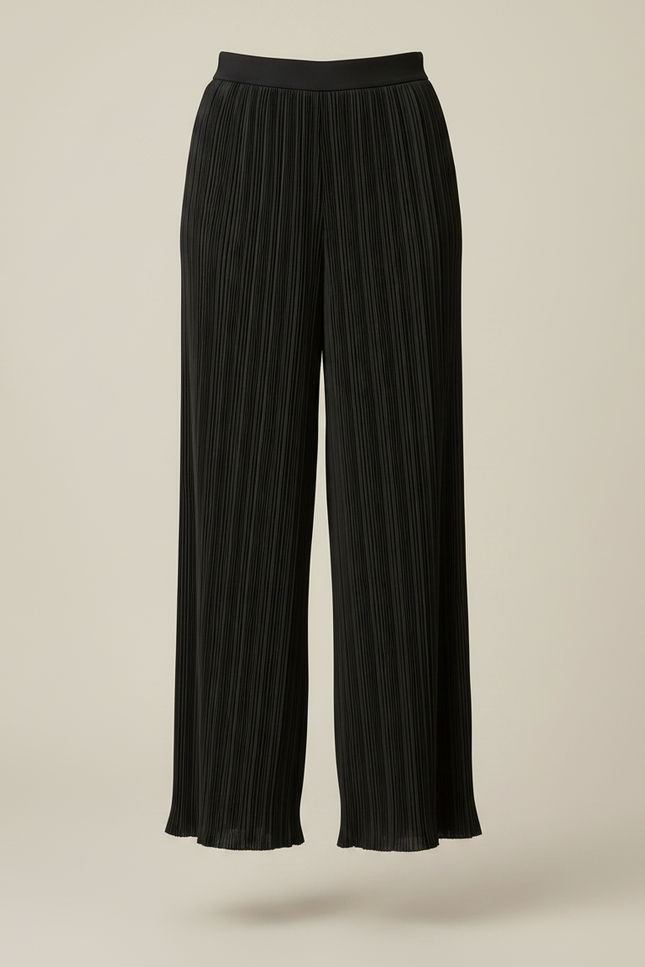 Pantalon À Pince 0efd - Noir Polyester - vue 3