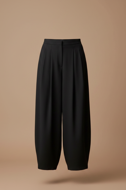 Pantalon À Pince 8479 - Noir Polyester - vue 3