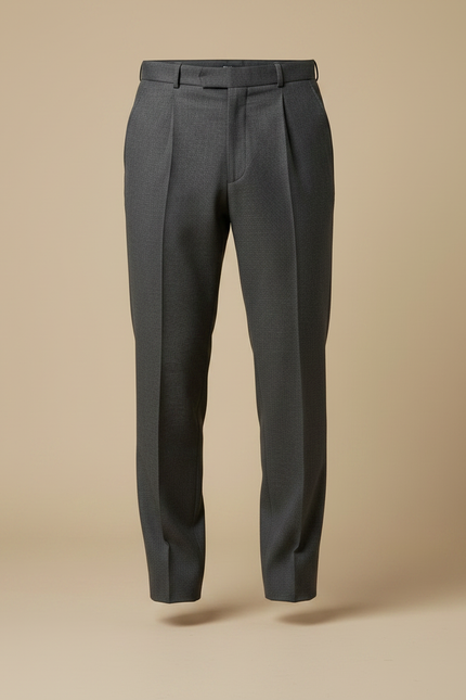 Pantalon À Pince 2abe - Gris Laine - vue 3
