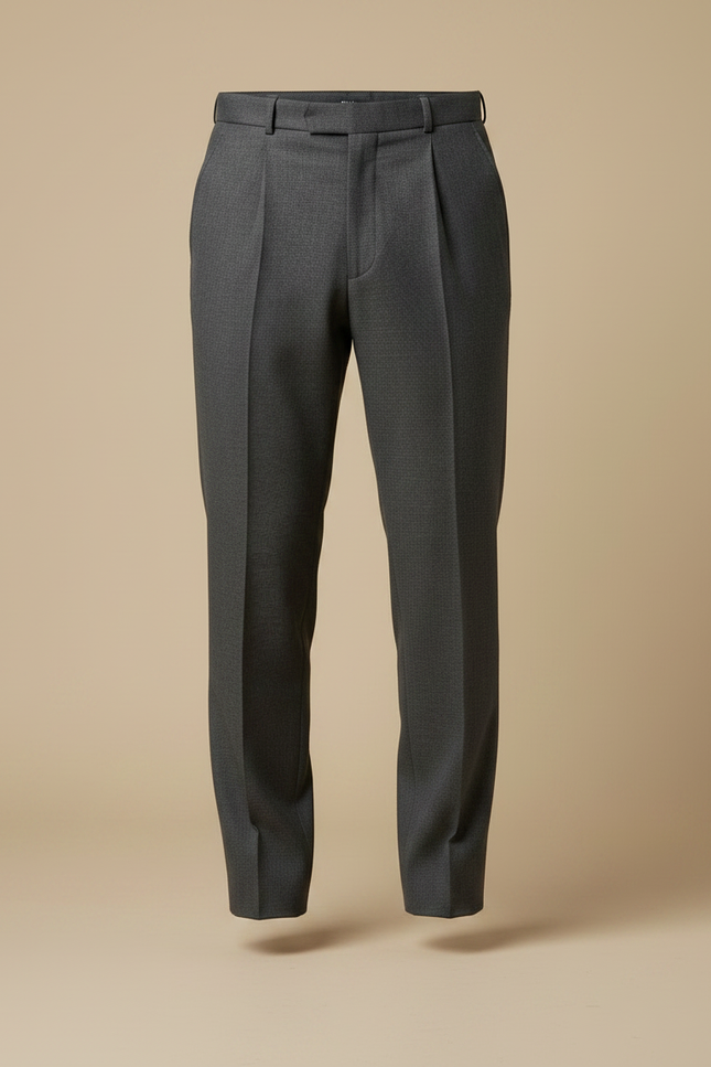 Pantalon À Pince 2abe - Gris Laine - vue 3