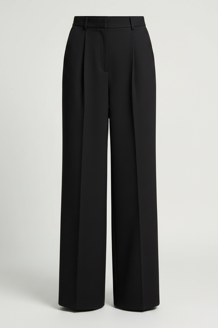 Pantalon À Pince 2d00 - Noir Polyester - vue 3