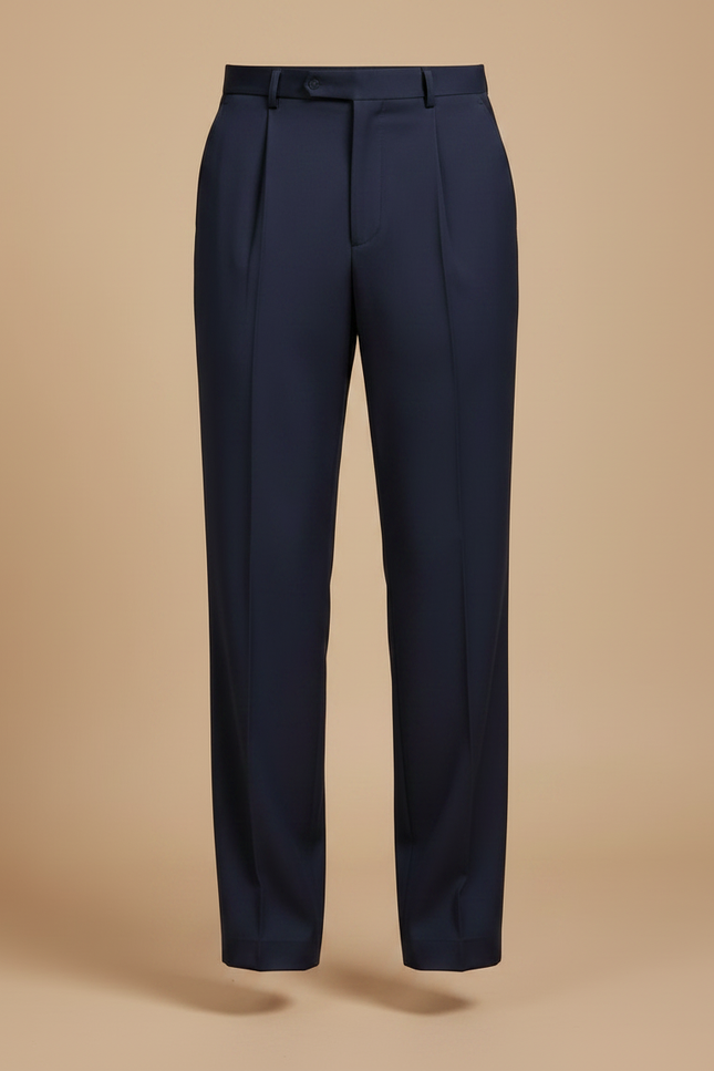 Pantalon À Pince 8ed7 - Marine Gabardine - vue 3