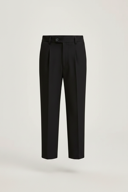 Pantalon À Pince Noir Droit Formel Enfant - Polyester - vue 3